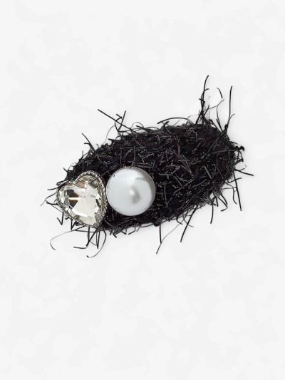 Royalfashion Aurelia Nero Haarklammer mit Perle