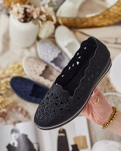 Royalfashion Damen Halbschuhe mit niedrigem Absatz Dellio