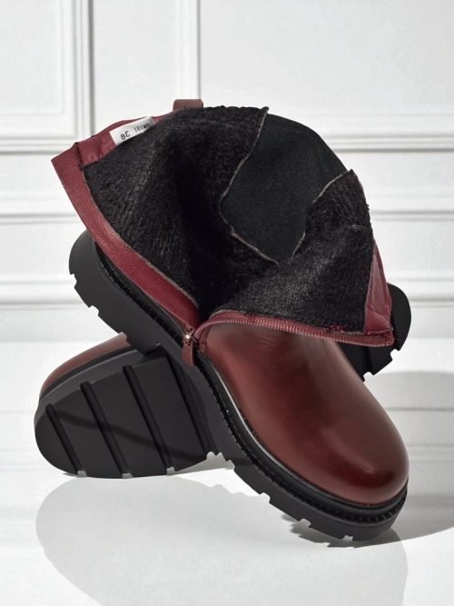 Високі жіночі ботильйони з екошкіри Pearl Mist