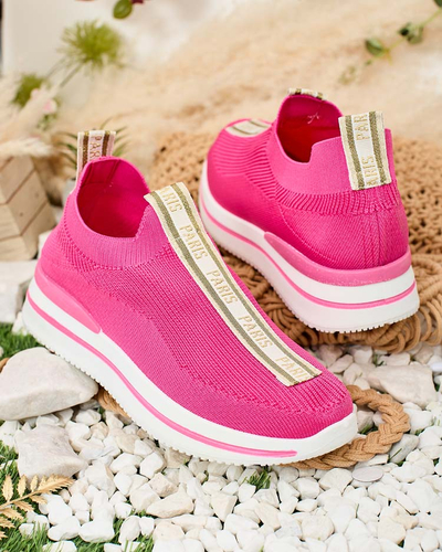 Royalfashion Damen Slipper mit Cerppa-Schriftzug