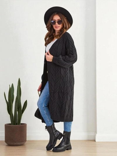 Royalfashion Damen Strickponcho Pullover