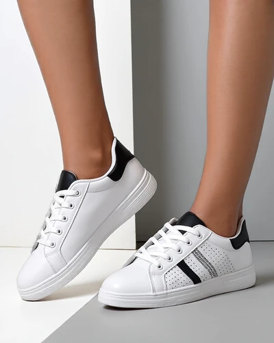 Royalfashion Damen durchbrochene Fortay Sneakers