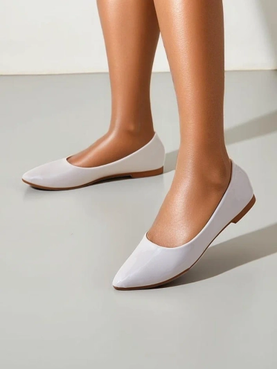 Royalfashion Damen Patent-Ballerinas Aramiese