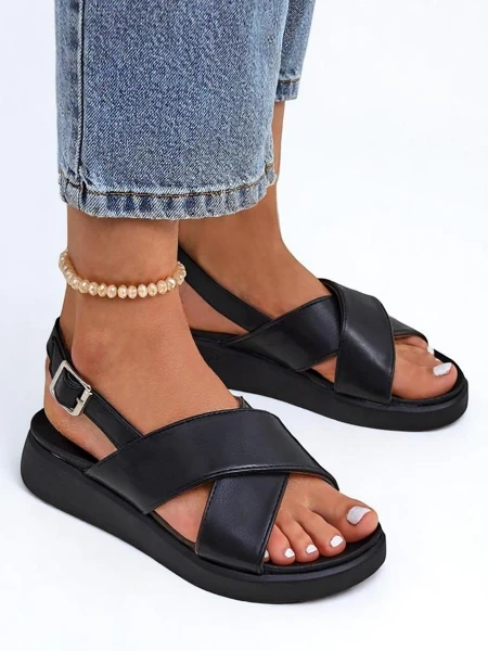 Royalfashion Damen Sandalen mit dicker Sohle Riva Star