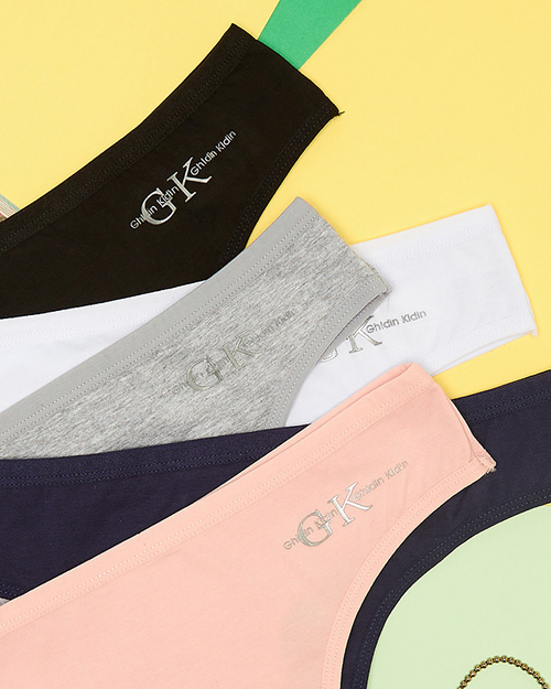 Набір бавовняних жіночих трусиків з написом