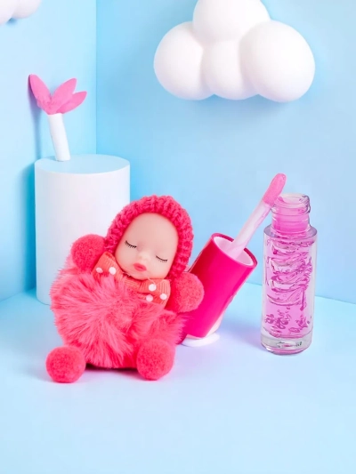 Lipgloss für Kinder mit Puppe Fuchsia