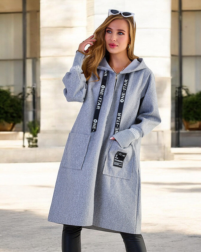 Royalfashion Damenjacke a'la Mantel bis zu den Knien