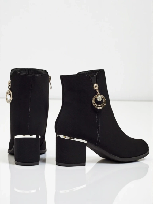 Ботильйони жіночі еко шкіряні на підборах Norevaya