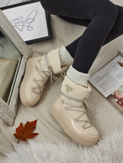 Damen Schneestiefel a'la mit Fell Lysmora