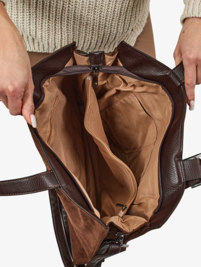 Damen Shopper Handtasche Daverna aus Öko-Wildleder