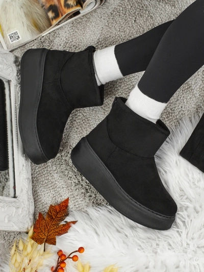 Kurze Damen-Schneestiefel mit abnehmbarem Schaft Elizze