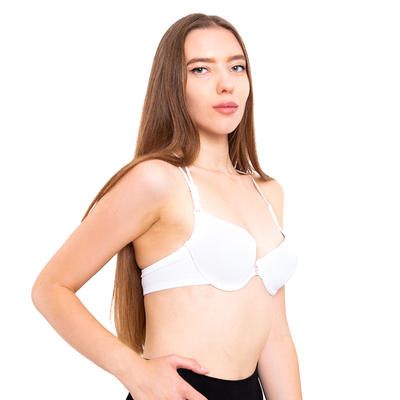 Weißer Push-Up-BH für Damen ohne Verschluss - Unterwäsche