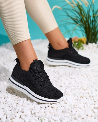 Royalfashion Schwarz Damen Sportschuhe Losoyta