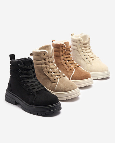 Isolierte Trapper-Stiefel für Damen in schwarzer Farbe Tivica - Schuhe