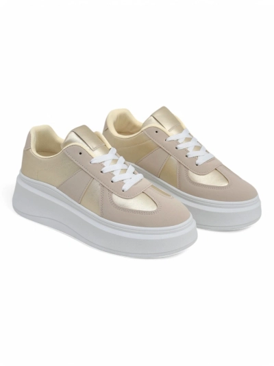 Royalfashion Damensportplattform-Sneaker Safirrat