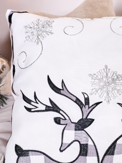 Royalfashion Dekorative Weihnachtskissenhülle