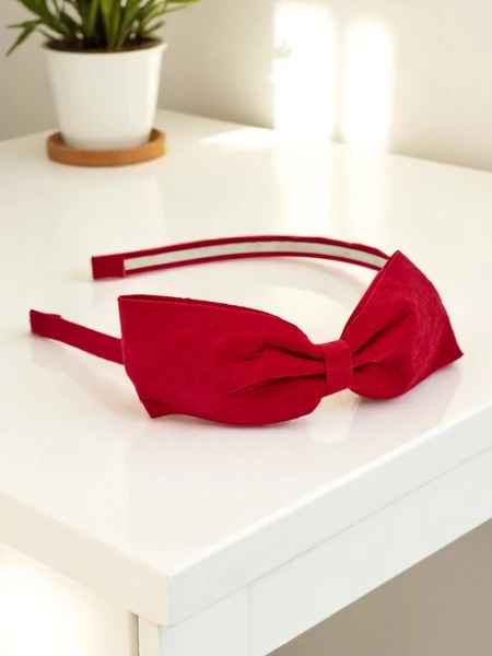 Royalfashion Haarband mit Schleife Lila