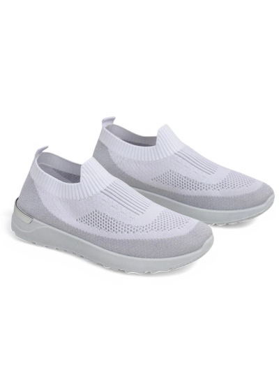 Royalfashion Damen Slipper Stoff Sport Schuhe Terrifa