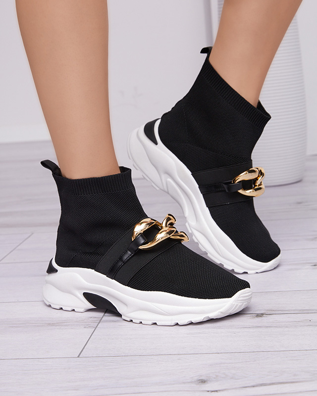 High Deveris Schwarze Sneaker für Damen - Schuhe