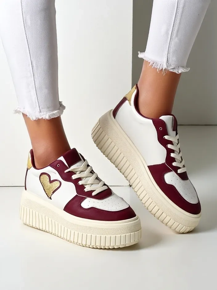 Royalfashion Damen Plattform Sportsneakers Avivat