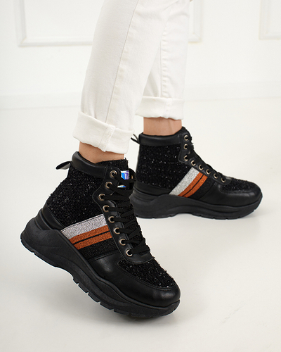 Schwarze Sportturnschuhe für Damen von Hasmali - Footwear