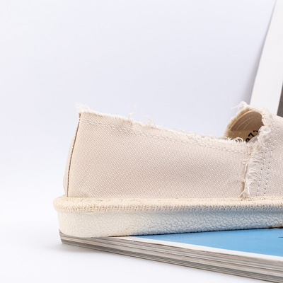 Beige Espadrilles für Damen mit Cut-Outs Riev - Footwear