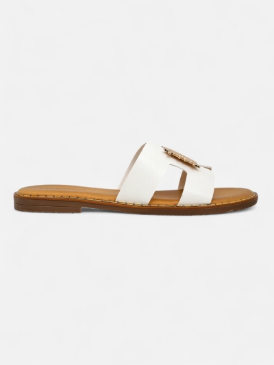 Royalfashion Damen-Slides mit Dekoration Crattes