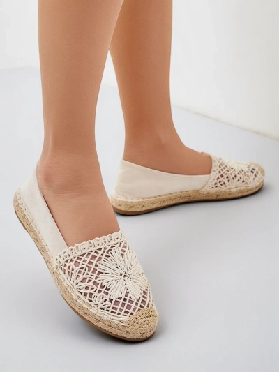 Royalfashion Damen perforierte Espadrilles Verela
