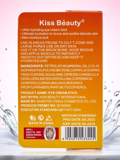 Anti-Falten-, Feuchtigkeits- und regenerierender Augencreme-Stick mit Kollagen