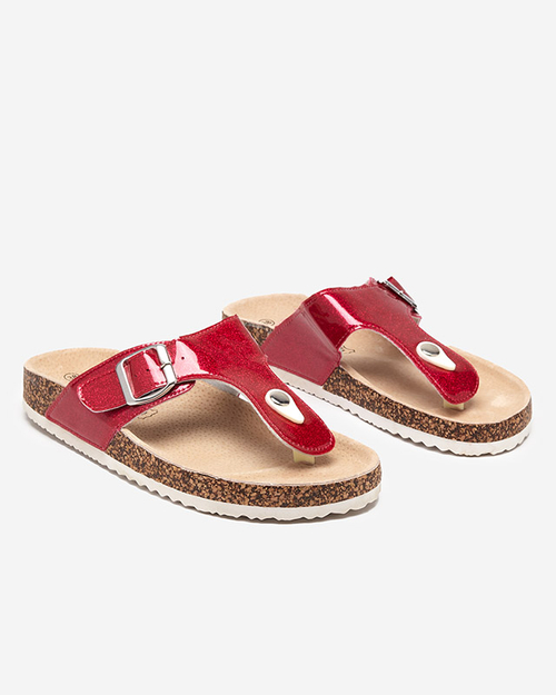 Рожеві жіночі шльопанці Елоці - Взуття