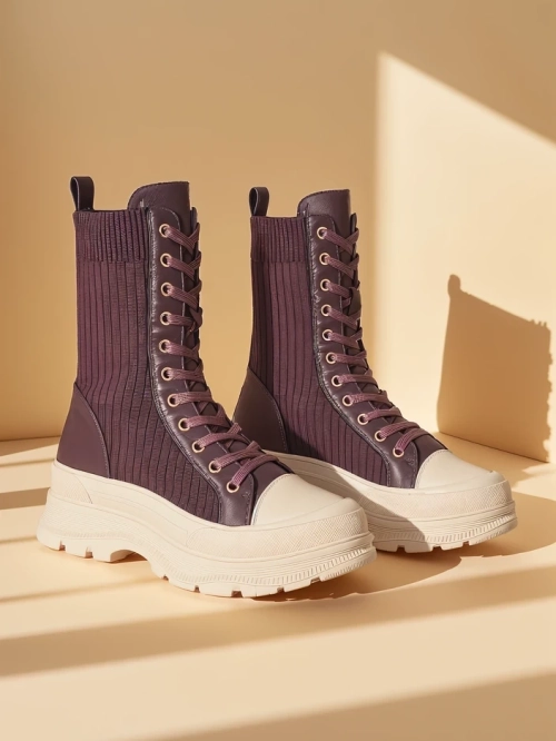 Royalfashion Жіночі високі робочі черевики Fosilla