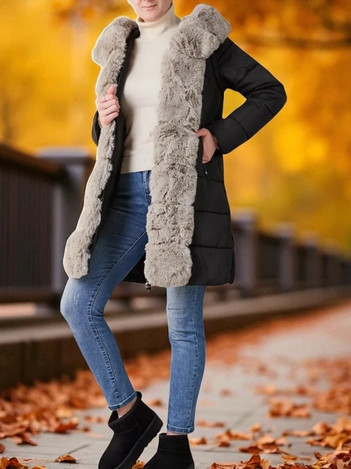 Royalfashion Жіноча куртка з від'ємними рукавами