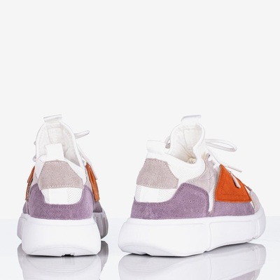 Weiße hässliche Schuhe mit bunten Jessi-Einsätzen - Schuhe 1