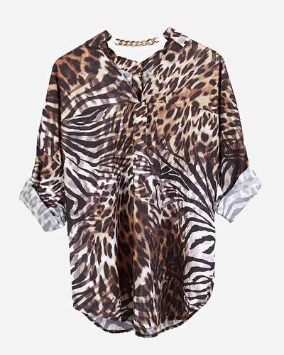 Жіноча сорочка з малюнком на ланцюжку - Одяг