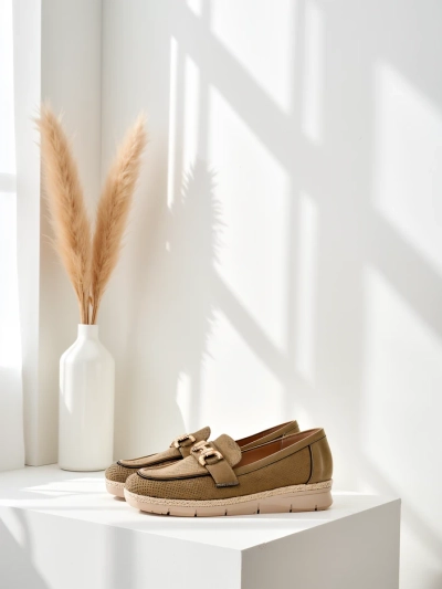 Royalfashion Damenflats mit dekorativem Akzent an der Spitze