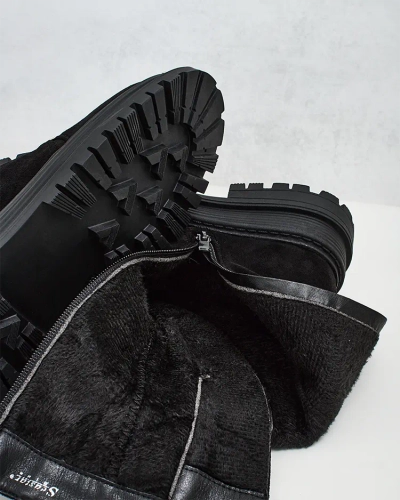 Royalfashion Жіночі чоботи з екозамші Homni