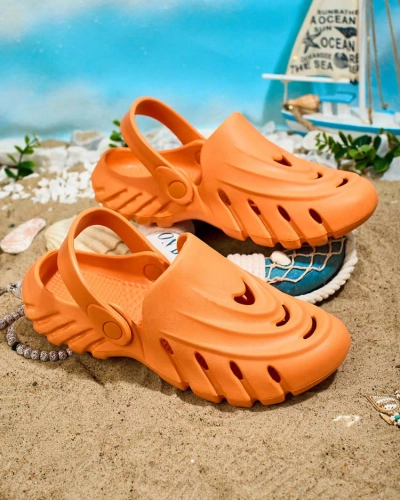 Royalfashion Damen Dappis Gummi-Flip-Flops