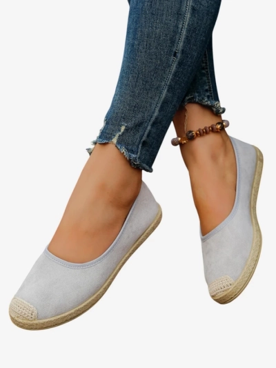 Royalfashion Damen Eco-Suede Espadrilles Aroles