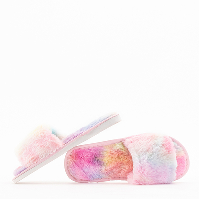 Жіночі капці з декоративним хутром Tisa