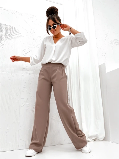 Royalfashion Weite Damenstoffhose