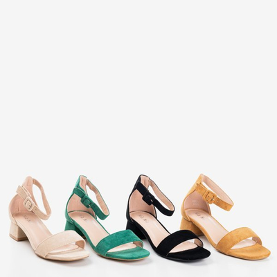 Schwarze Sandalen mit niedrigen Absätzen Torita - Footwear 1