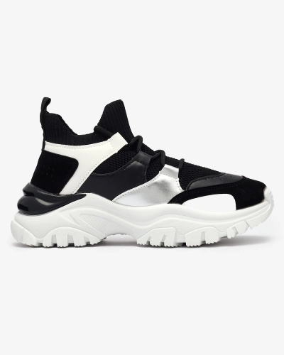 Weiß-schwarze Damen-Sportschuhe Ziragga- Footwear