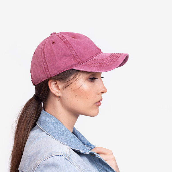 Kastanienbraune Jeansmütze für Damen - Accessoires