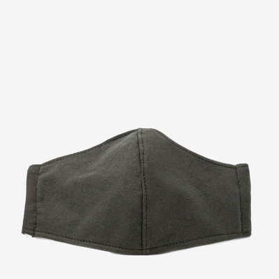 Dunkelgrüne 3-lagige Gesichtsmaske - Masken