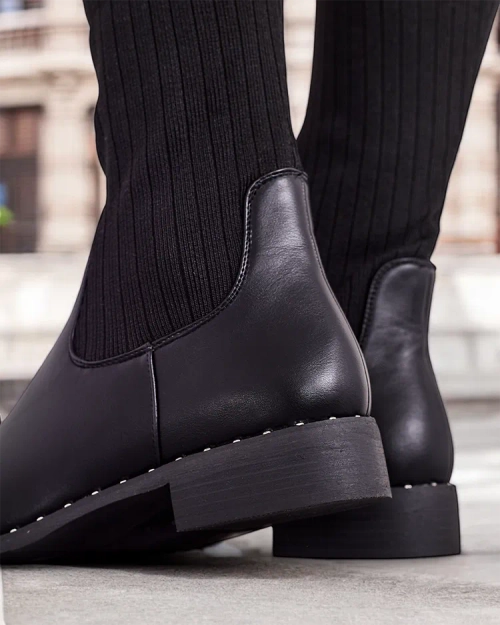 Жіночі шкіряні чоботи Royalfashion Herio
