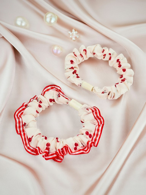 Royalfashion Набір з 2-х резинок для волосся з принтом Duettia