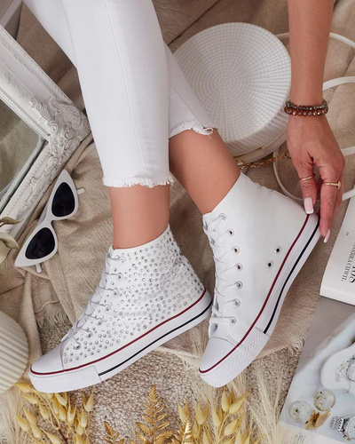 Royalfashion Жіночі кеди з паєтками Shis
