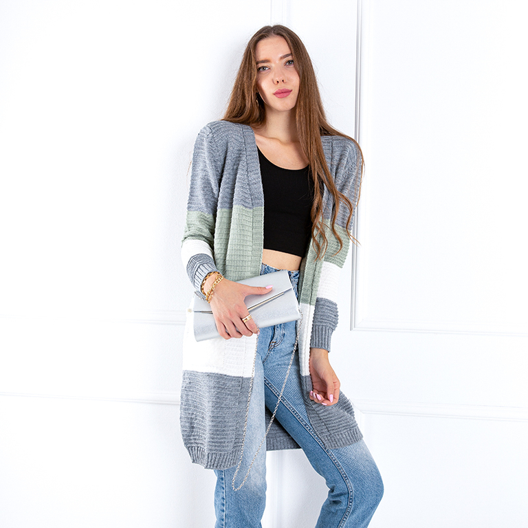 Bunte Damen Pullover mit Taschen - Kleidung