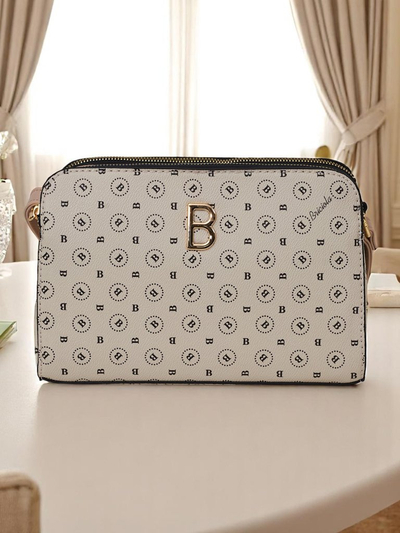 Royalfashion Kleine Handtasche aus Ökoleder mit Print Viva Linea