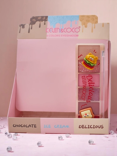 Kevin&Coco Palette 6 Lidschatten mit Glitter Delicious